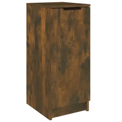 vidaXL Omarica za čevlje dimljeni hrast 30x35x70 cm konstruiran les