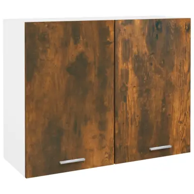 vidaXL Viseča omarica “Lyon” dimljeni hrast 80x31x60 cm inženirski les