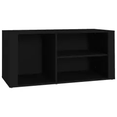 vidaXL Omarica za čevlje črna 100x35x45 cm inženirski les