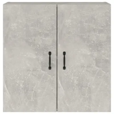 vidaXL Stenska omarica betonsko siva 60x31x60 cm inženirski les