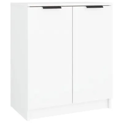 vidaXL Omarica za čevlje bela 59x35x70 cm konstruiran les