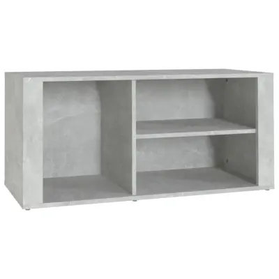 vidaXL Omarica za čevlje betonsko siva 100x35x45 cm inženirski les