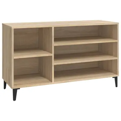vidaXL Omarica za čevlje sonoma hrast 102x36x60 cm inženirski les