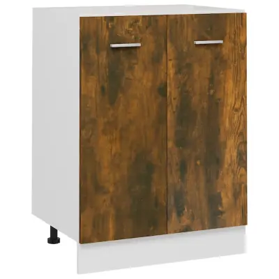 vidaXL Spodnja omarica “Lyon” dimljeni hrast 60x46x81,5cm
