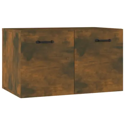 vidaXL Stenska omarica dimljeni hrast 60x36,5x35 cm inženirski les