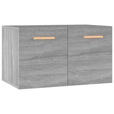 vidaXL Stenska omarica siva sonoma 60x36,5x35 cm inženirski les