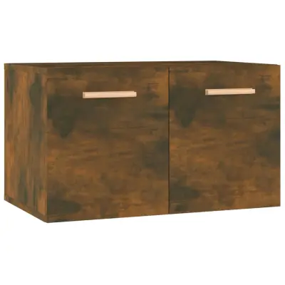 vidaXL Stenska omarica dimljeni hrast 60x36,5x35 cm inženirski les