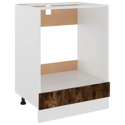 vidaXL Omarica za pečico Lyon dimljeni hrast 60x46x81,5cm