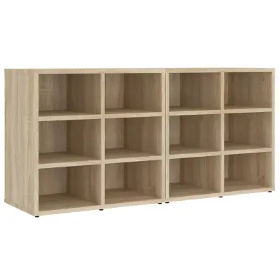 vidaXL Omarice za čevlje 2 kosa sonoma hrast 52,5x30x50 cm