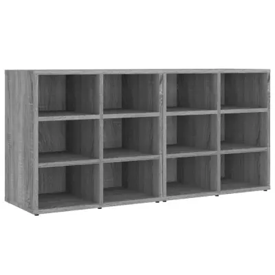 vidaXL Omarice za čevlje 2 kosa Siva sonoma 52,5x30x50 cm