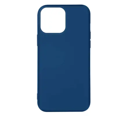 Poltrdi silikonski ovitek z mehkim zakljuckom za iPhone 14 Pro Max - moder