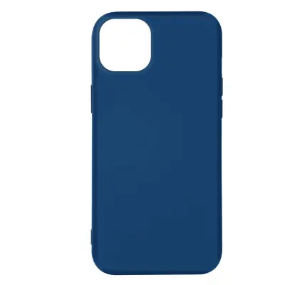 Poltrdi silikonski ovitek z mehkim zakljuckom za iPhone 14 - moder
