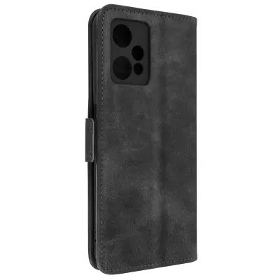 Ovitek za OnePlus Nord CE 2 Lite 5G / Realme 9 5G in 9 Pro, magnetni preklop, držalo za kartico in video držalo - crna