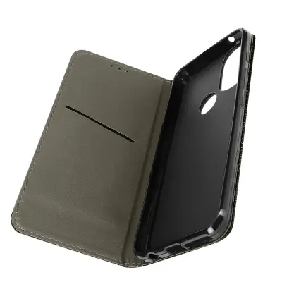 Crna denarnica z magnetnim preklopom in držalom za kartico Motorola Moto G71 5G