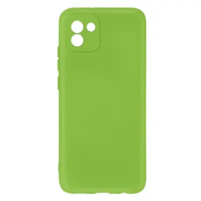 Poltrdi silikonski ovitek z mehkim zakljuckom za Samsung Galaxy A03 - zelen