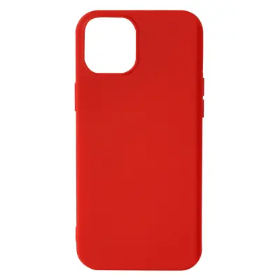 Silikonski ovitek za iPhone 13 Mini z mehkim zakljuckom - rdec