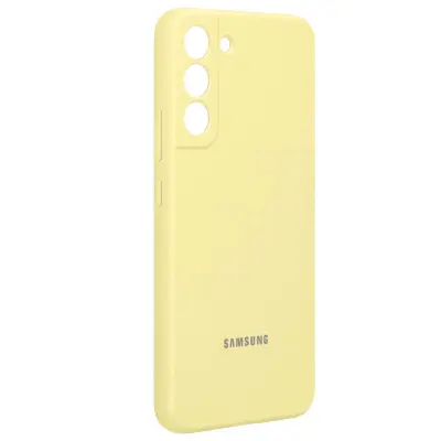 Uradni ovitek Galaxy S22 Plus, mehak na dotik, serije silikonskih ovitkov - rumen