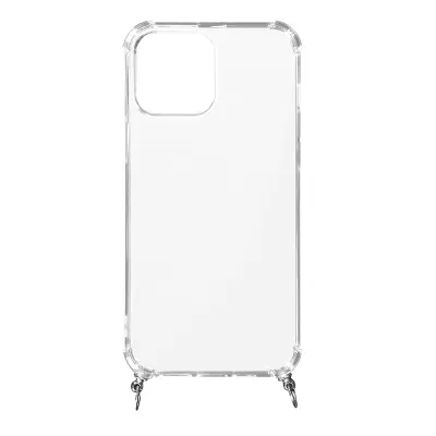 Prilagodljiv ovitek za prstan za iPhone 13 Pro z vrvico, draguljem in verižico