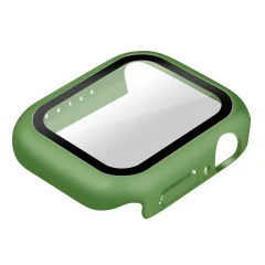 Ohišje Apple Watch Series 7 (41 mm), trdno z vgrajenim zašcitnim steklom - zeleno