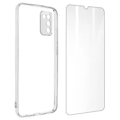 Popolna 360° zašcita - Transparent soft case Kaljeno steklo za Samsung Galaxy A02s