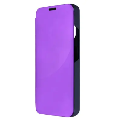 Ovitek Clear View Galaxy A54 5G, serija zrcalnih pokrovov - temno vijolicna