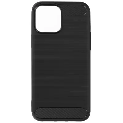 Zašcitni etui za iPhone 13 Pro z ucinkom Carbon and Brushed Metal - crn
