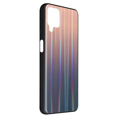 Holografski zašcitni ovitek za Samsung Galaxy A12 - rjav