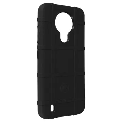Silikonski ovitek Nokia 1.4, odporen na udarce, kolekcija Rugged - crna