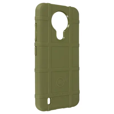 Silikonski ovitek Nokia 1.4, odporen proti udarcem, kolekcija Rugged - zelena