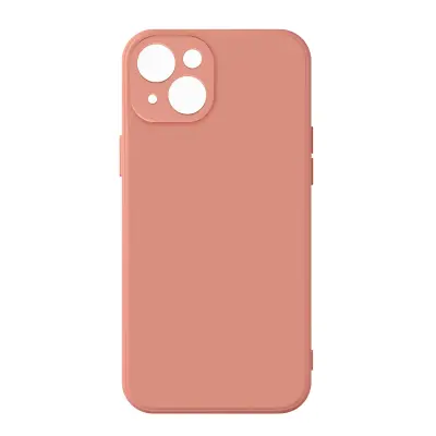 Poltrdi silikonski ovitek za iPhone 13 Mini z mehkim zakljuckom - roza