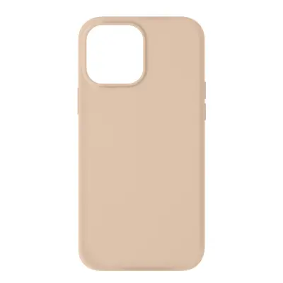 Silikonski ovitek za iPhone 13 Pro z mehkim zakljuckom - pastelno roza