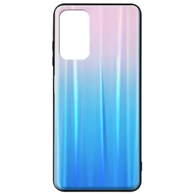 Zašcitna torbica Xiaomi Redmi 9T in Poco M3 s holografskim ucinkom - roza/modra