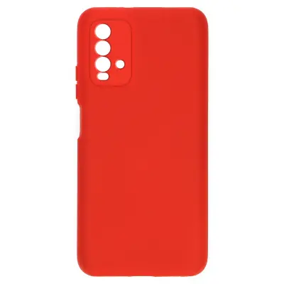 Silikonski ovitek Xiaomi Redmi 9T Soft Touch, prilagodljiva zašcita - rdec