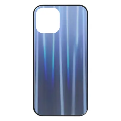 Ovitek za iPhone 12 in 12 Pro, zašcita s holografskim ucinkom - polnocno modra