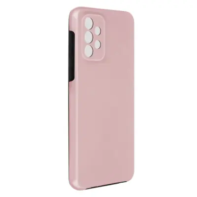 Integral 360° ovitek za Samsung Galaxy A72: mehka sprednja stran in trda zadnja stran - rožnato zlato