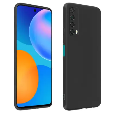 Tanek in odporen silikonski gel ovitek za Huawei P smart 2021 - crn