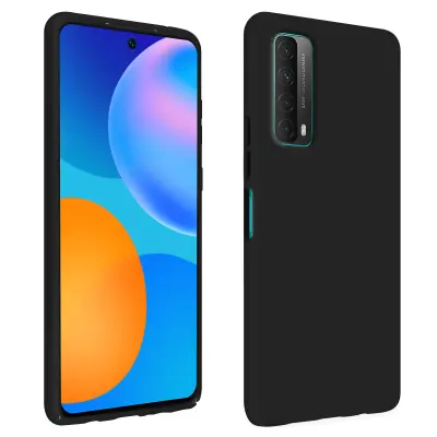Ovitek Soft Touch za Huawei P smart 2021, poltrda zašcita - crn