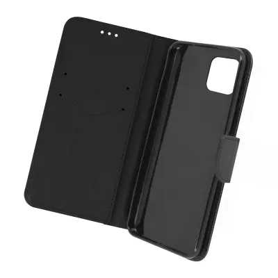 Oppo A73 5G Case Wallet in funkcija podpore za video, Fancy Style Collection - crna