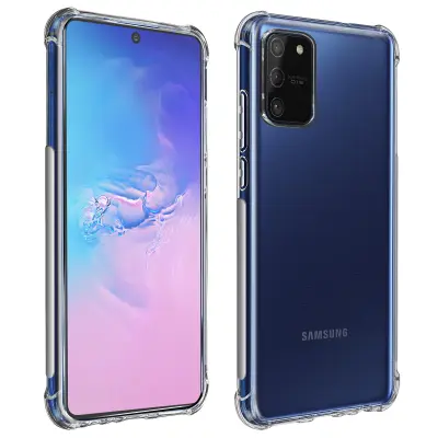 Samsung Galaxy S10 Lite Premium Protection Pack: mehka torbica iz kaljenega stekla, odporna na udarce - prozorna