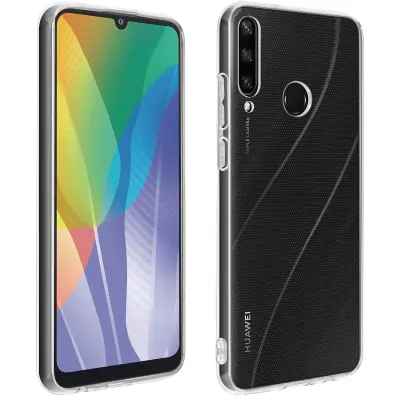 Gel silikonski ovitek za Huawei Y6p, tanek in odporen - prozoren