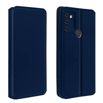 Honor 9A Folio Case Držalo za kartico in podpora za video, magnetna loputa - polnocno modra
