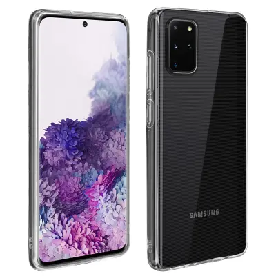 Samsung S20 Plus Protection Pack silikonski gel film ukrivljeno kaljeno steklo - prozorno