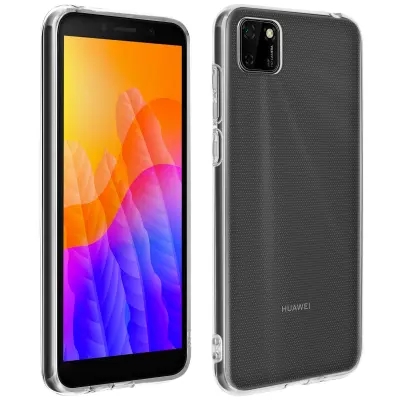 Huawei Y5p gel silikonski ovitek, tanek in odporen - prozoren