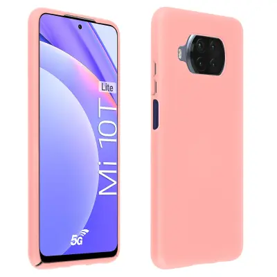 Ovitek Soft Touch za Xiaomi Mi 10T Lite, poltrda zašcita - roza