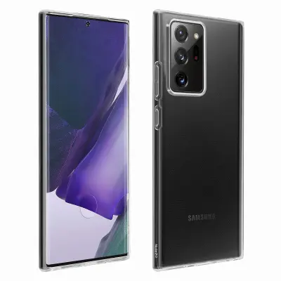 Samsung Note 20 Ultra Protection Pack silikonski gel film iz kaljenega stekla - crn