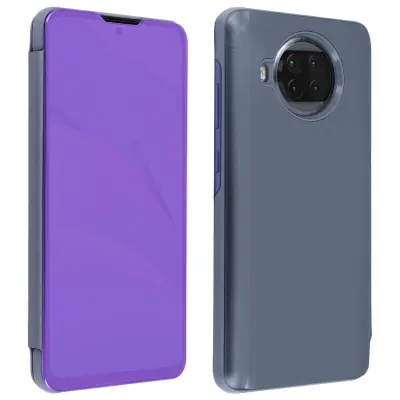 Xiaomi Mi 10T Lite Ultra-thin Mirror Folio Case, funkcija stojala - vijolicna