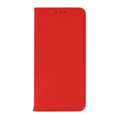 Ovitek denarnica za Samsung Galaxy A72 in preklopna podpora za video, popolna zašcita - rdeca