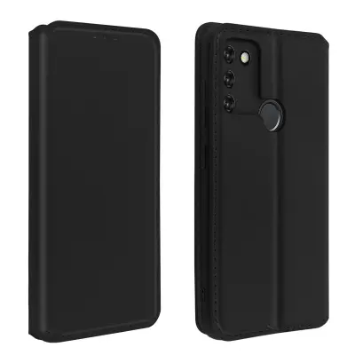Honor 9A Folio Case Držalo za kartice in stojalo za video, magnetni preklop - crna