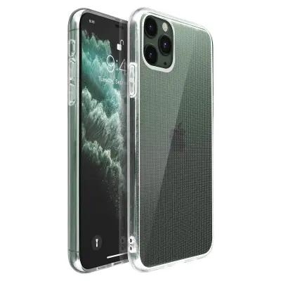 Zašcitni ovitek iz silikonskega gela, tanek in odporen - prozoren str. Apple iPhone 11 Pro Max