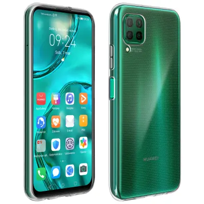 Silikonski gel ovitek za Huawei P40 Lite, tanek in odporen - prozoren